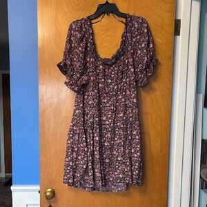 Floral Puff Sleeve Dress